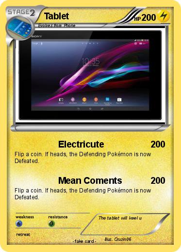 Pokemon Tablet