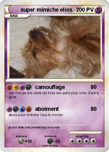 Pokemon super mimiche elios