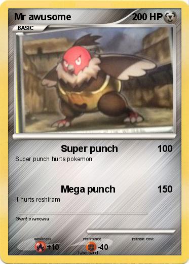 Pokemon Mr awusome