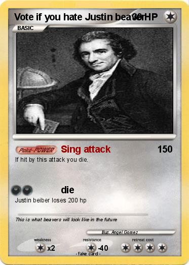 Pokemon Vote if you hate Justin beaver