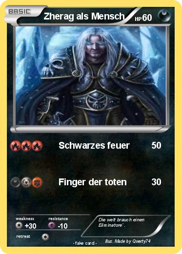 Pokemon Zherag als Mensch