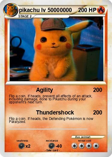 Pokemon pikachu lv 50000000