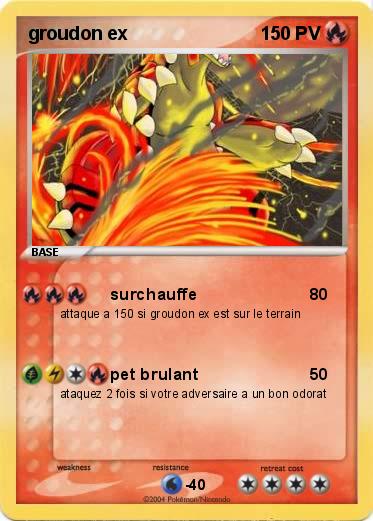 Pokemon groudon ex