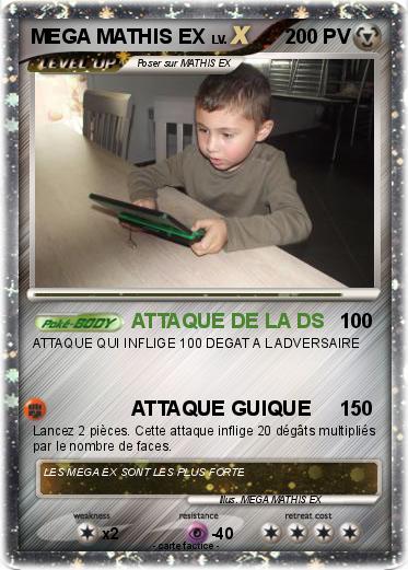 Pokemon MEGA MATHIS EX