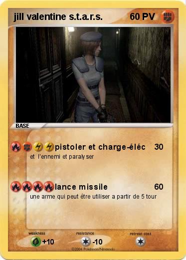 Pokemon jill valentine s.t.a.r.s.
