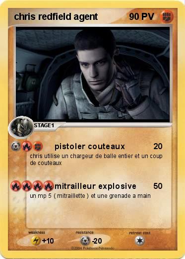 Pokemon chris redfield agent 