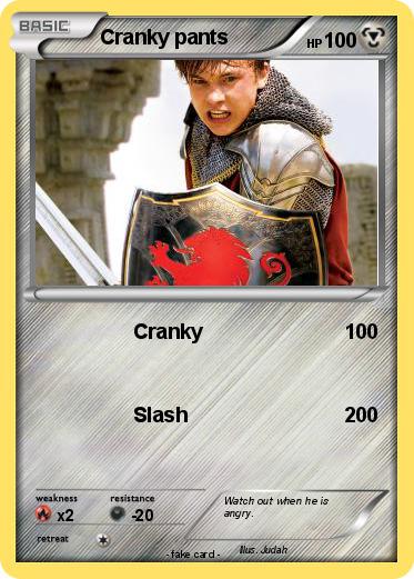Pokemon Cranky pants