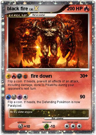 Pokemon black fire