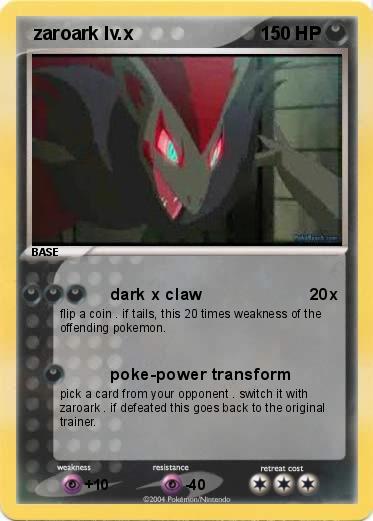 Pokemon  zaroark lv.x