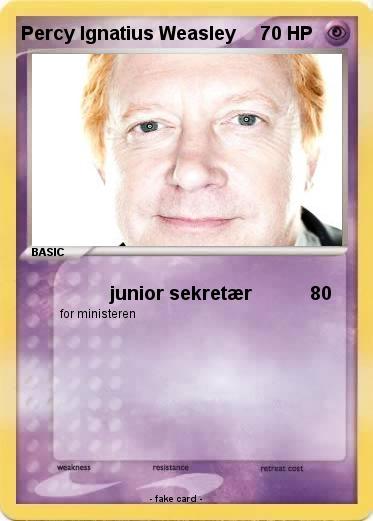 Pokemon Percy Ignatius Weasley