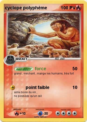 Pokemon cyclope polyphème