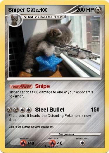 Pokemon Sniper Cat