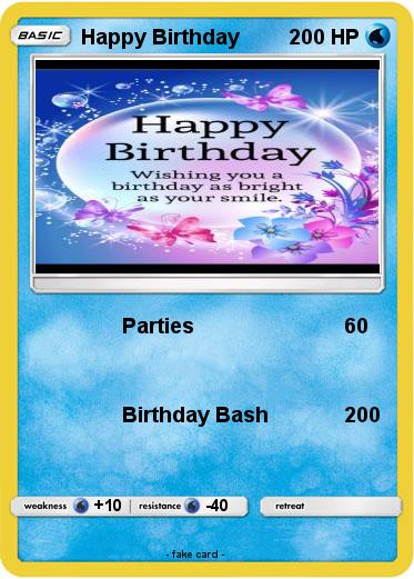 Pokemon Happy Birthday