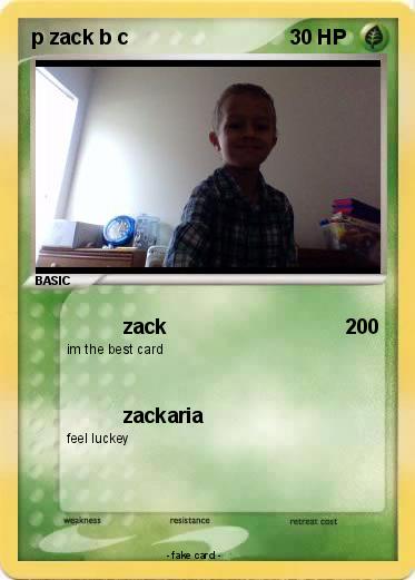 Pokemon p zack b c