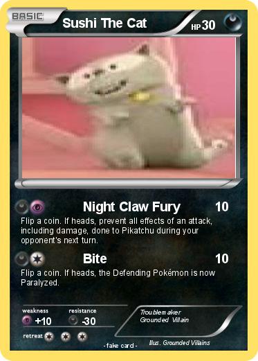 Pokemon Sushi The Cat