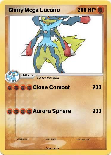 Pokemon Shiny Mega Lucario