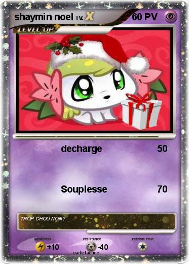 Pokemon shaymin noel