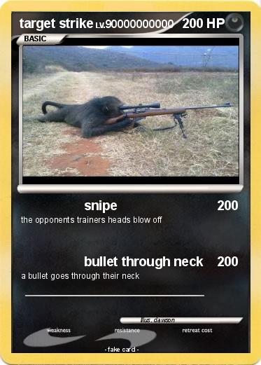 Pokemon target strike