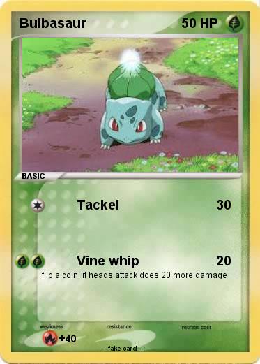 Pokemon Bulbasaur