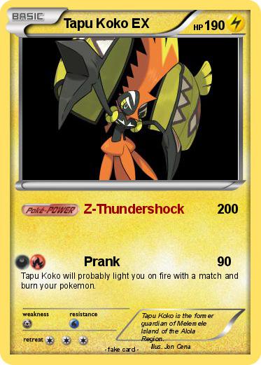 Pokemon Tapu Koko EX