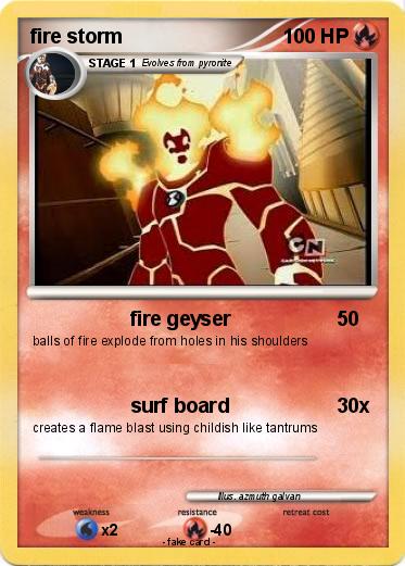 Pokemon fire storm