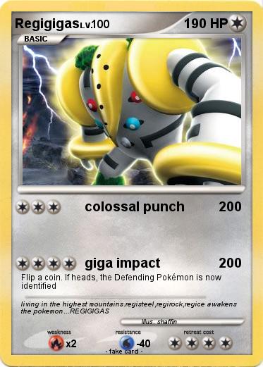 Pokemon Regigigas