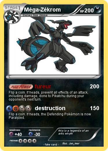 Pokemon Méga-Zékrom