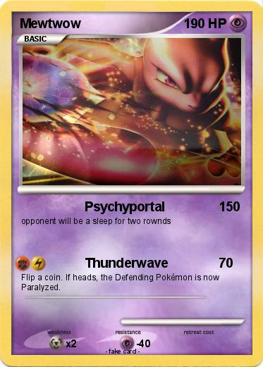 Pokemon Mewtwow
