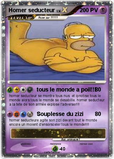 Pokemon Homer seducteur