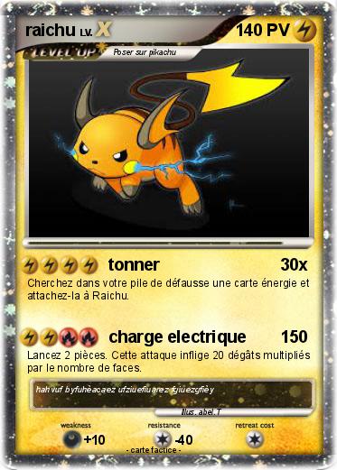 Pokemon raichu