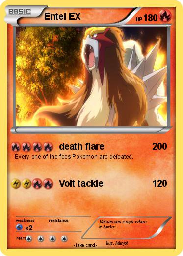 Pokemon Entei EX