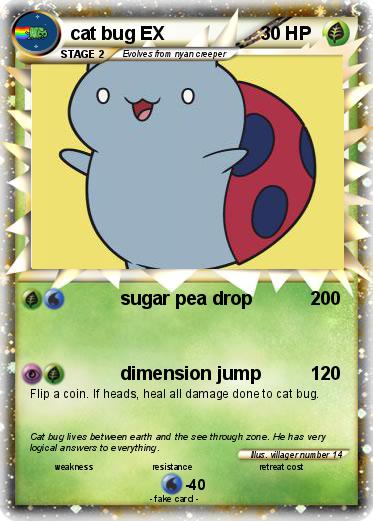 Pokemon cat bug EX