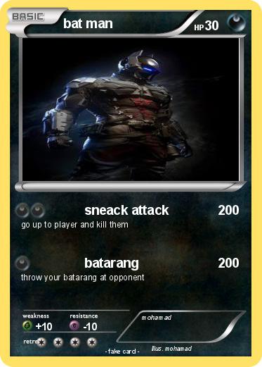 Pokemon bat man