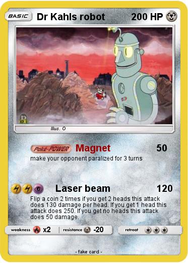 Pokemon Dr Kahls robot
