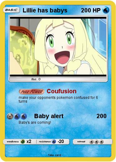 Pokemon Lillie has babys