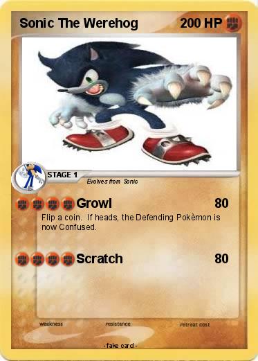 Pokemon Sonic The Werehog