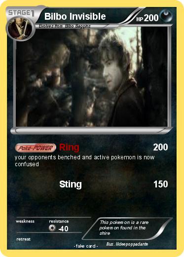 Pokemon Bilbo Invisible