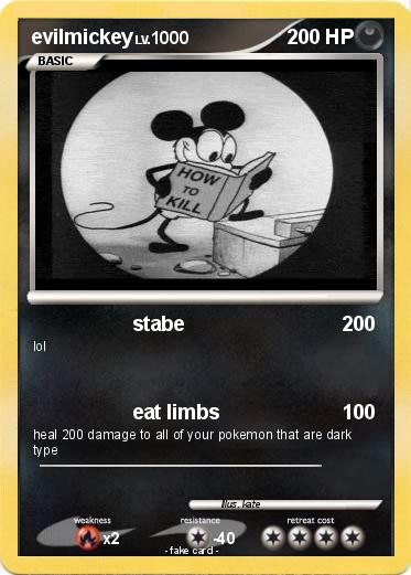 Pokemon evilmickey