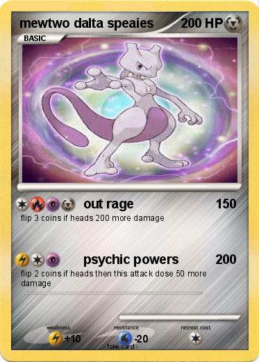Pokemon mewtwo dalta speaies