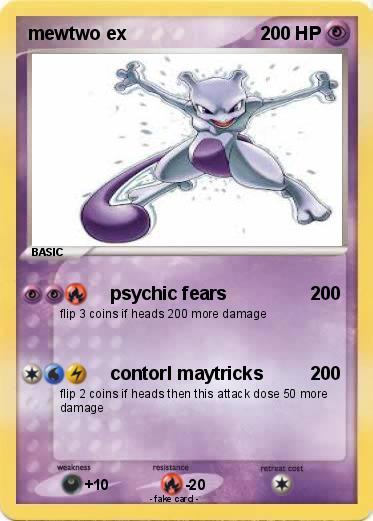 Pokemon mewtwo ex