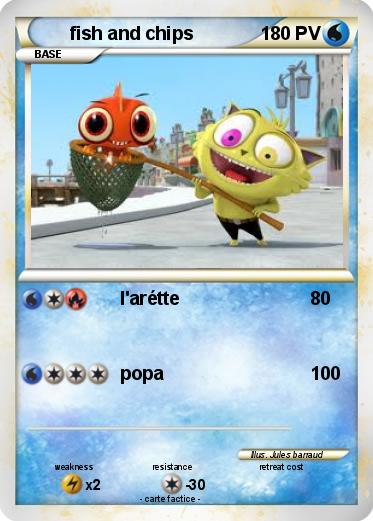 Pokemon fish and chips