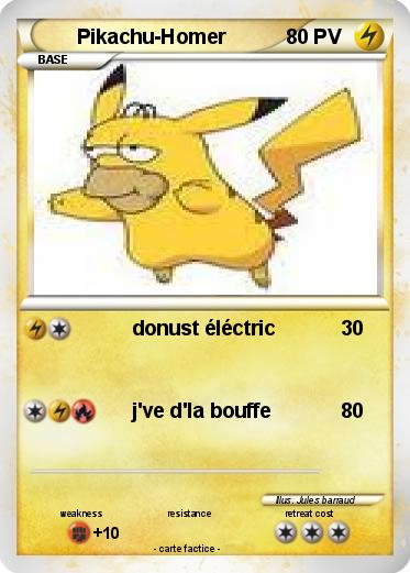 Pokemon Pikachu-Homer