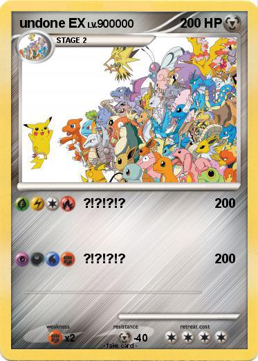 Pokemon undone EX