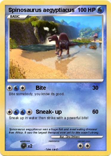 Pokemon Spinosaurus aegyptiacus