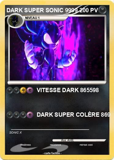 Pokemon DARK SUPER SONIC 9999