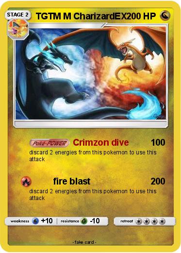 Pokemon TGTM M CharizardEX
