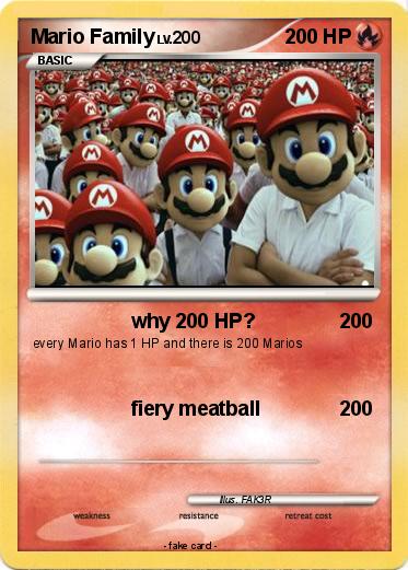 Pokemon Mario Family