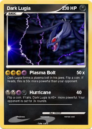 Pokemon Dark Lugia                         2