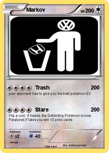 Pokemon Markov