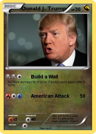 Pokemon Donald J. Trump